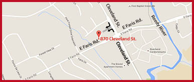 Hunt-Orthodontics-870-Cleveland St.-Map Hunt-Orthodontics-870-Cleveland St.-Map